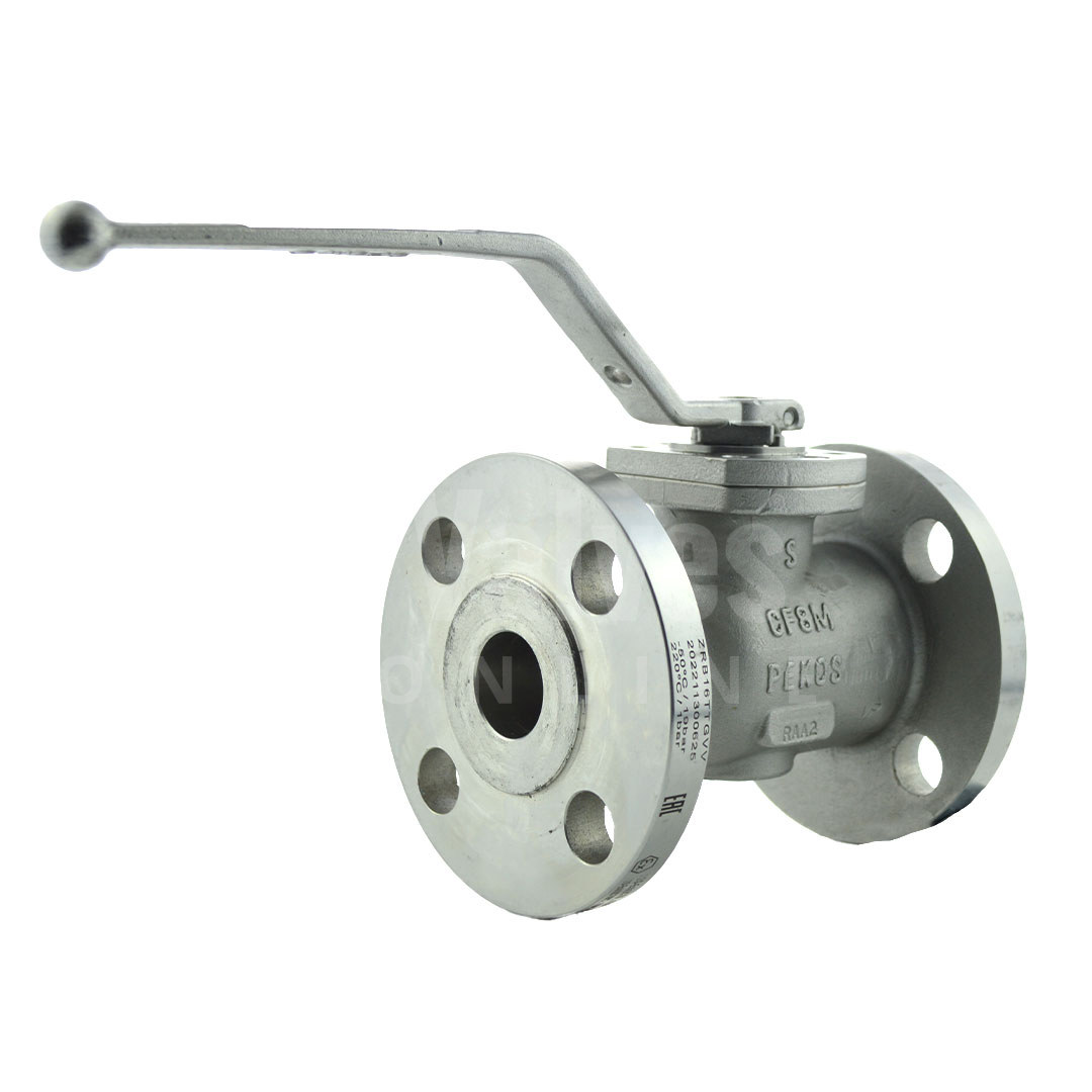 PEKOS Stainless Steel Reduced Bore Flanged ANSI 300 Ball Valve