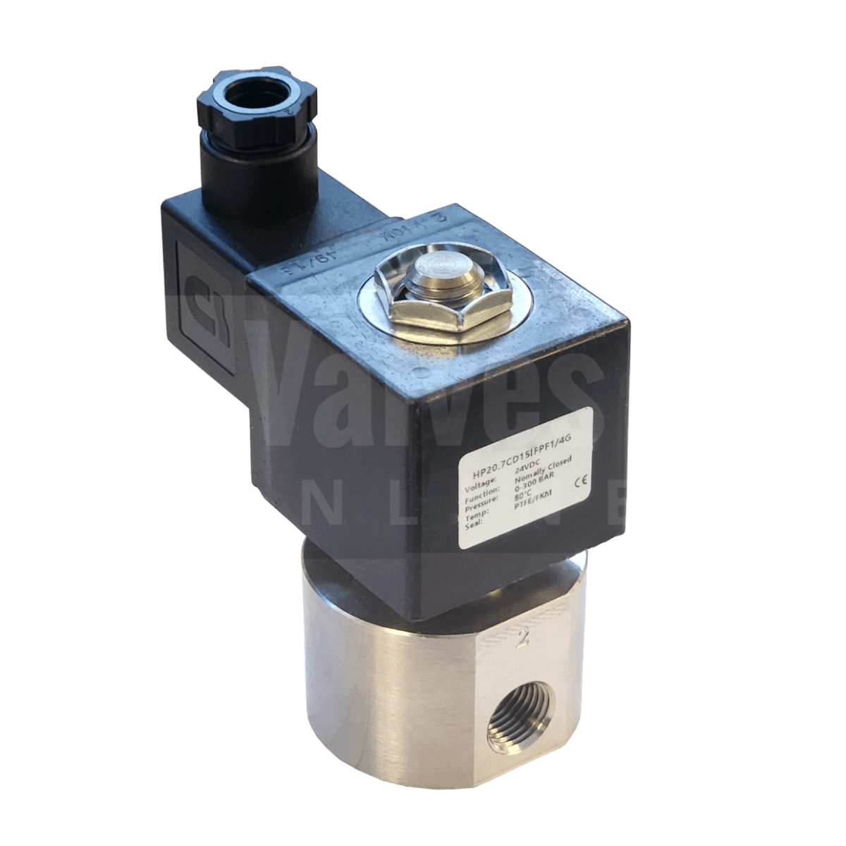 ATEX Exd 0-600 Bar Stainless Steel Solenoid Valve - Normally Closed