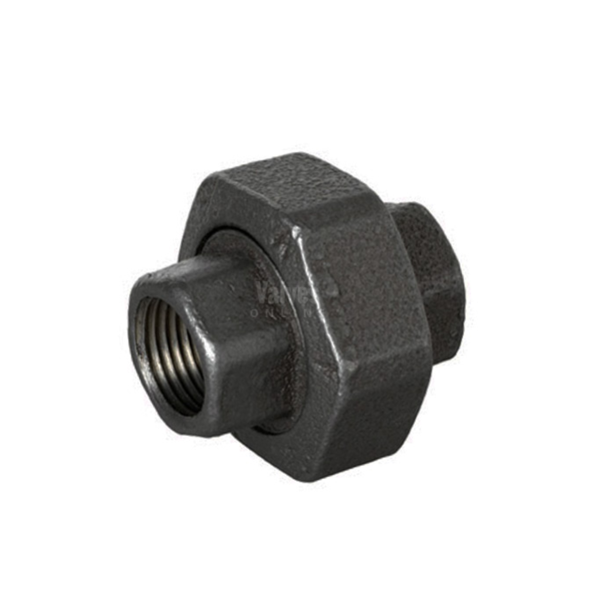 Black Malleable Iron Female Union