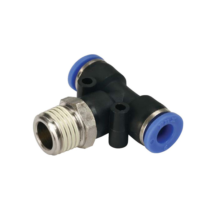Polymer Branch Swivel Tee Fitting