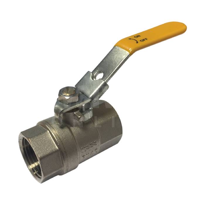 Brass Ball Valve BSPT with Locking Lever