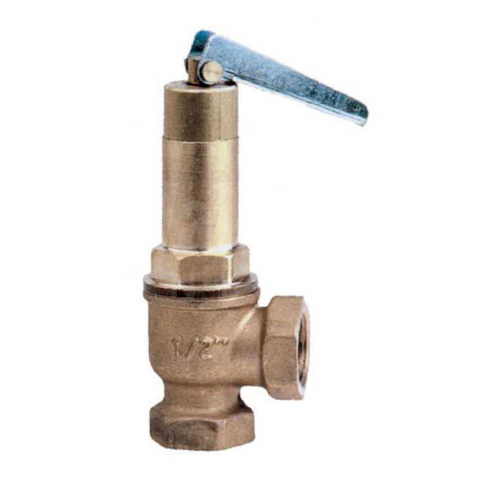 Economy Brass/Bronze Spring Pressure Relief Valve – PTFE Seat & Test Lever