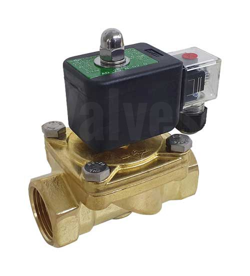 Brass Direct Acting Normally Closed Solenoid Valve