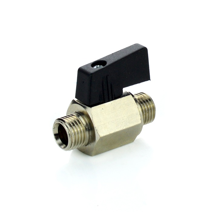 Brass Mini Ball Valve Male / Male