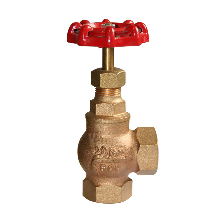 Bronze Globe Valve PN25 Angle Pattern Screwed BSPP