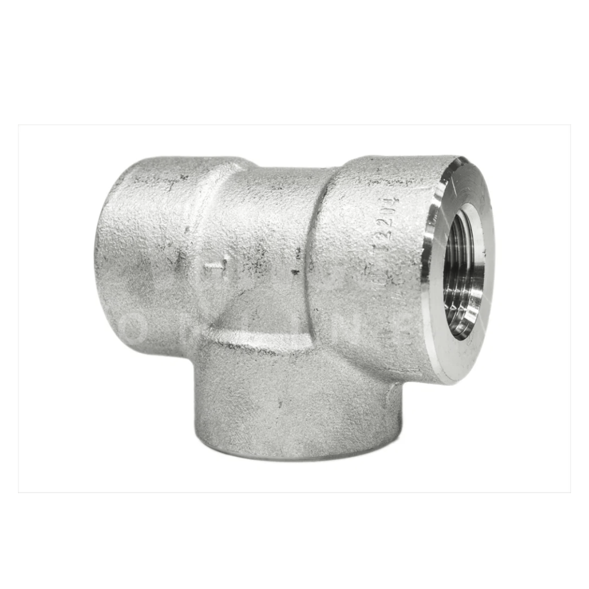 BSPT Equal Tee 3000LB 316 Stainless Steel Fitting