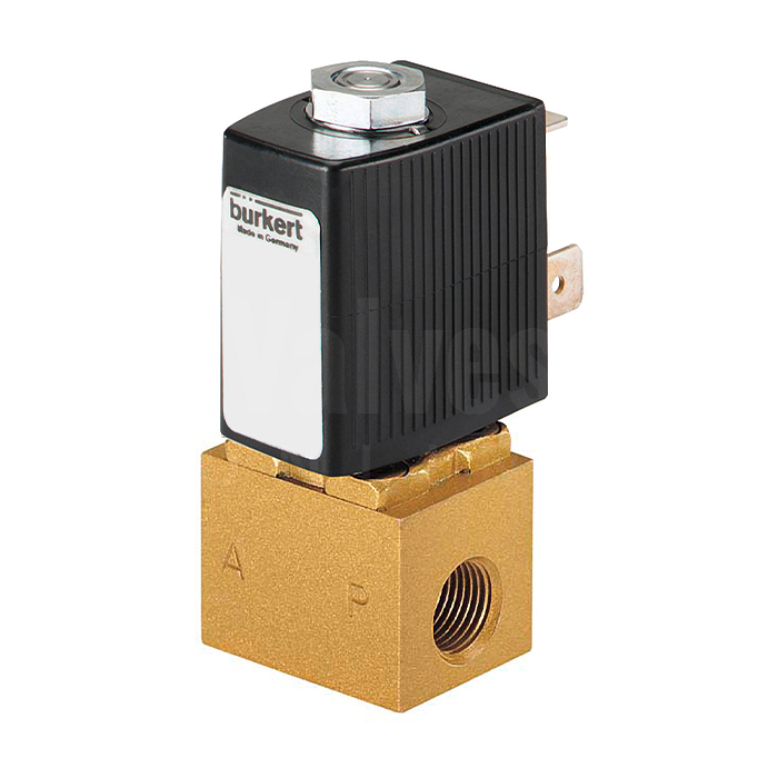 Burkert Type 6012 Brass Solenoid Valve