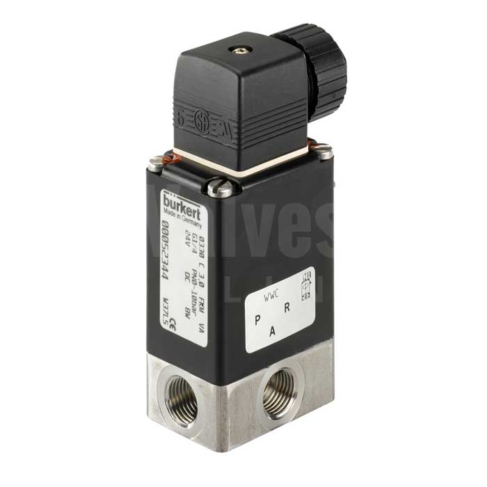 Burkert Type 0330 Stainless Steel Solenoid Valve