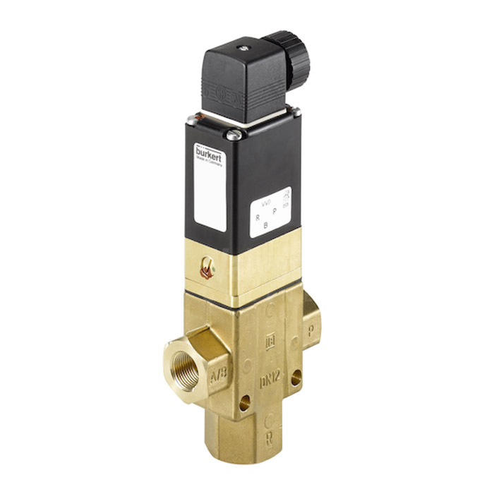 Burkert Type 0344 Brass Solenoid Valve