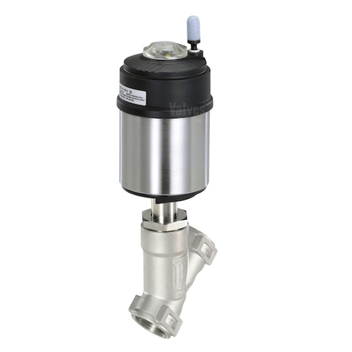 Burkert Type 2100 ELEMENT Angle Seat Valve for Steam and Gas