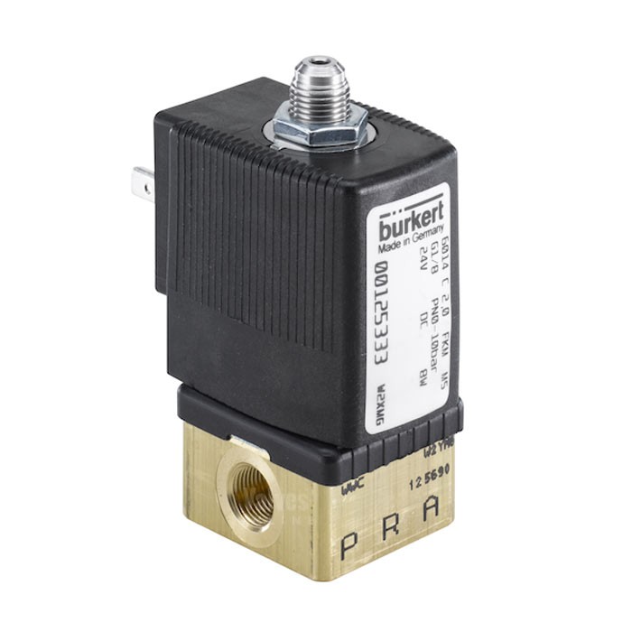 Burkert Type 6014 Brass Solenoid Valve