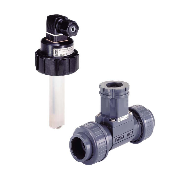 Burkert Type 8020 PVC Insertion Paddle Wheel Flowmeter