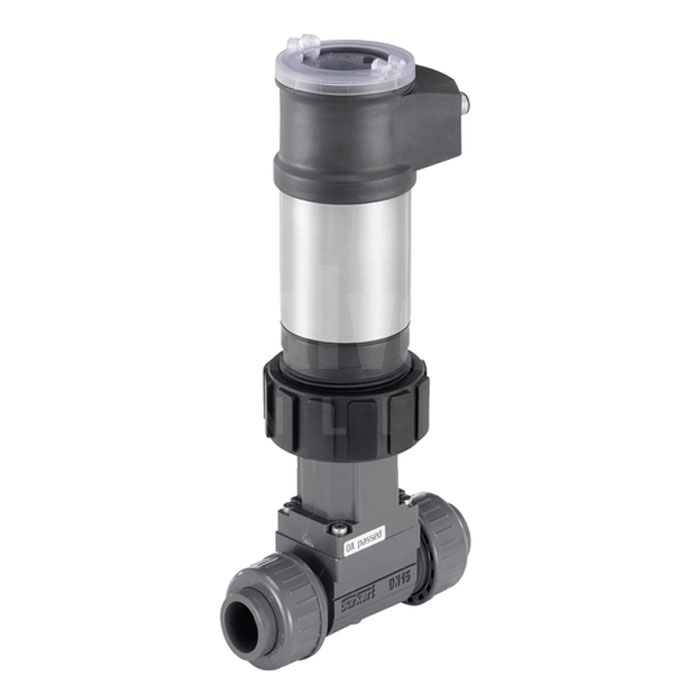 Burkert Type 8026 Insertion PVC Flowmeter with Paddle Wheel
