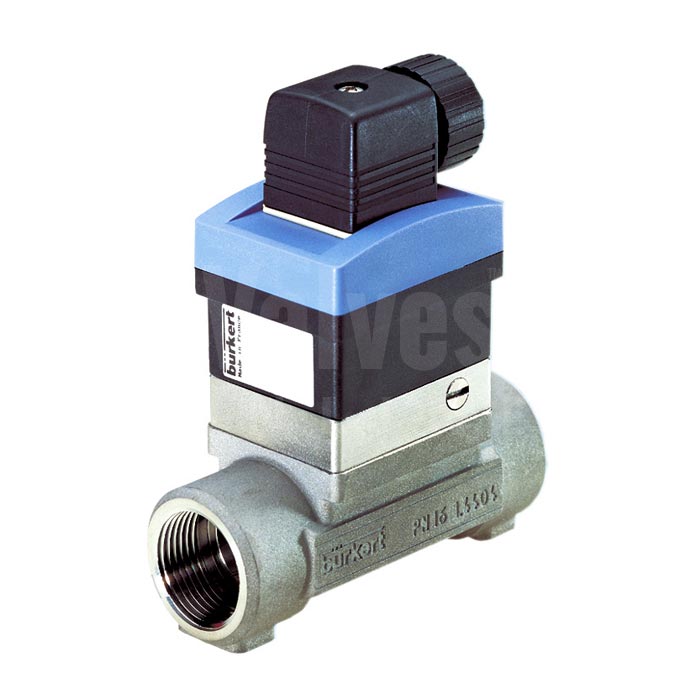 Burkert Type 8030 Stainless Steel Inline Flowmeter for Continuous Measurement