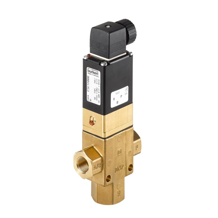 Burkert Type 0340 Brass Solenoid Valve