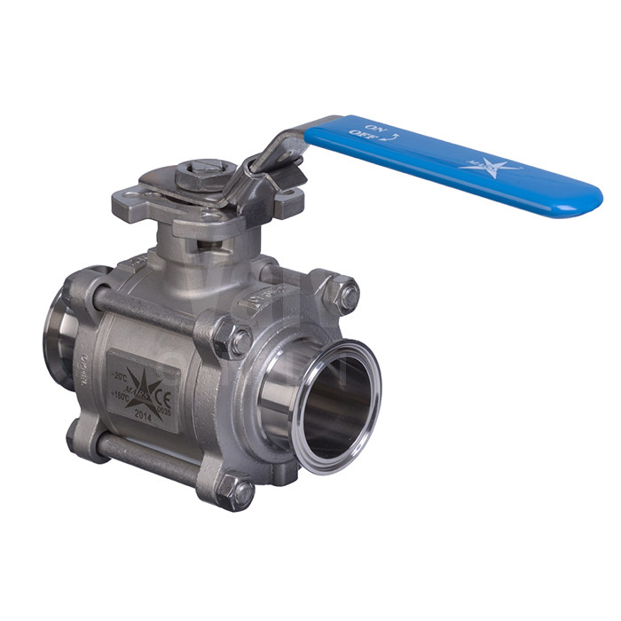 Mars Ball Valve Series 77SN 3 Piece Hygienic Tri-Clamp
