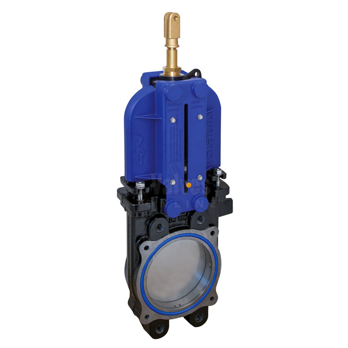 Cast Iron Knife Gate Valve ANSI 150 Prepared for Lever