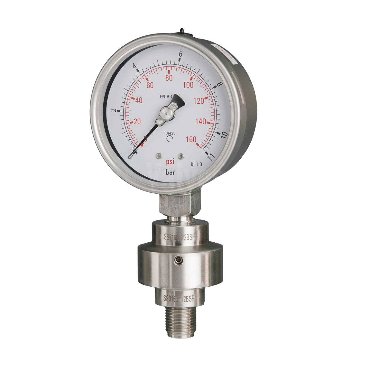 Chemical Seal Diaphragm Pressure Gauge