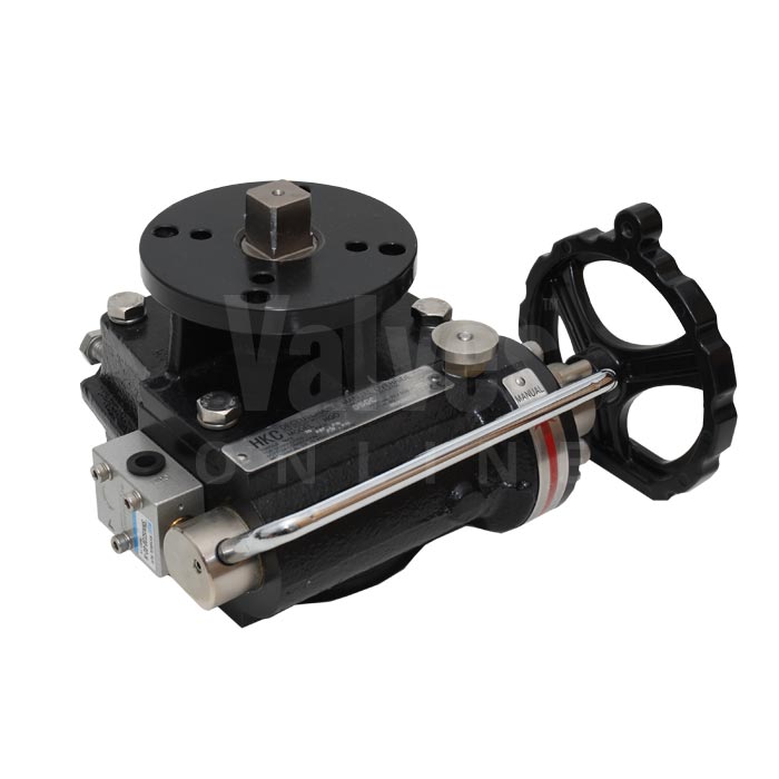 Declutchable Gearbox for Pneumatic Actuators