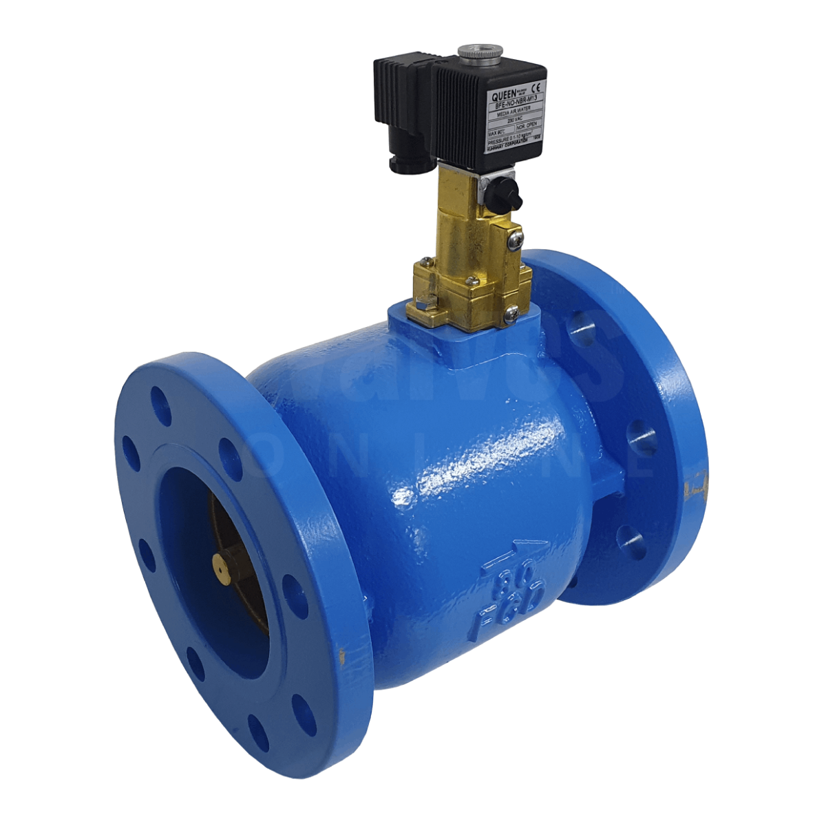 Ductile Iron Flanged PN16 Solenoid Valve - Normally Open