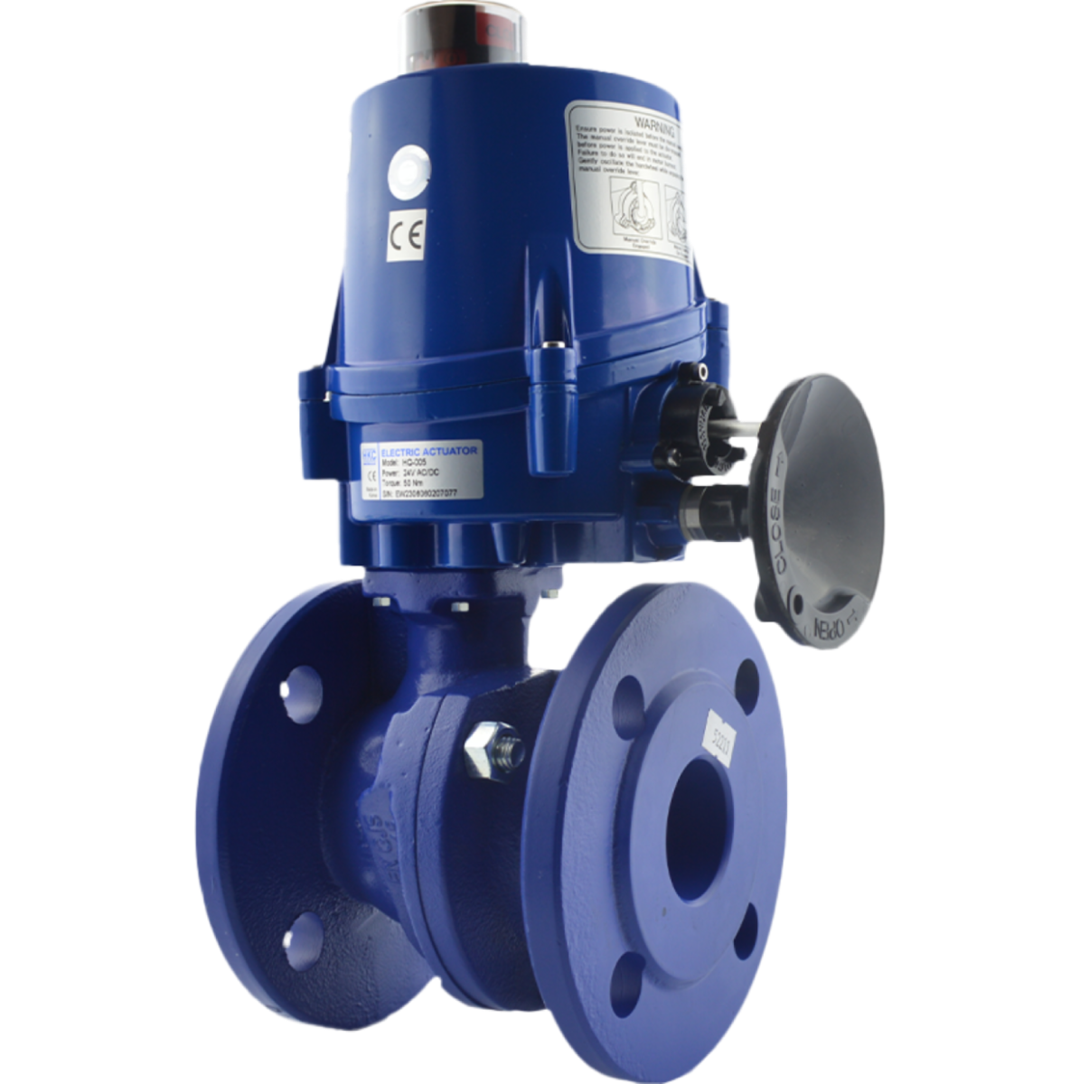Electric Actuated Gas Approved PN16 Ball Valve - Ductile Iron