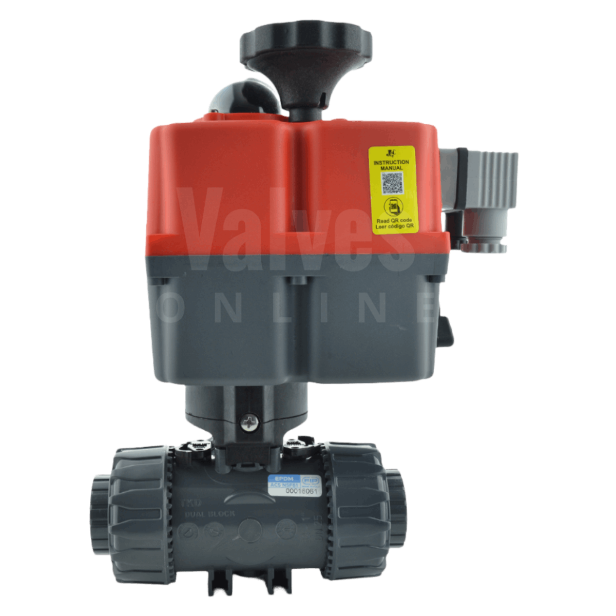 J+J Electric Actuated Durapipe PVC 3 Way Ball Valve – Imperial Solvent Socket