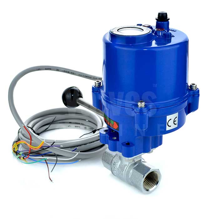 Economy Compact Electric Actuated Brass Ball Valve