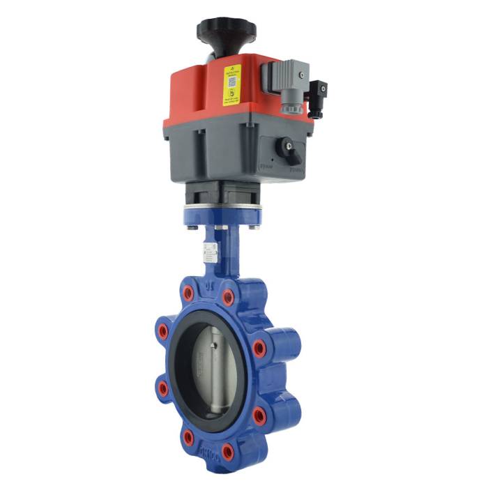 Economy J+J Electric Actuated Lugged Butterfly Valve