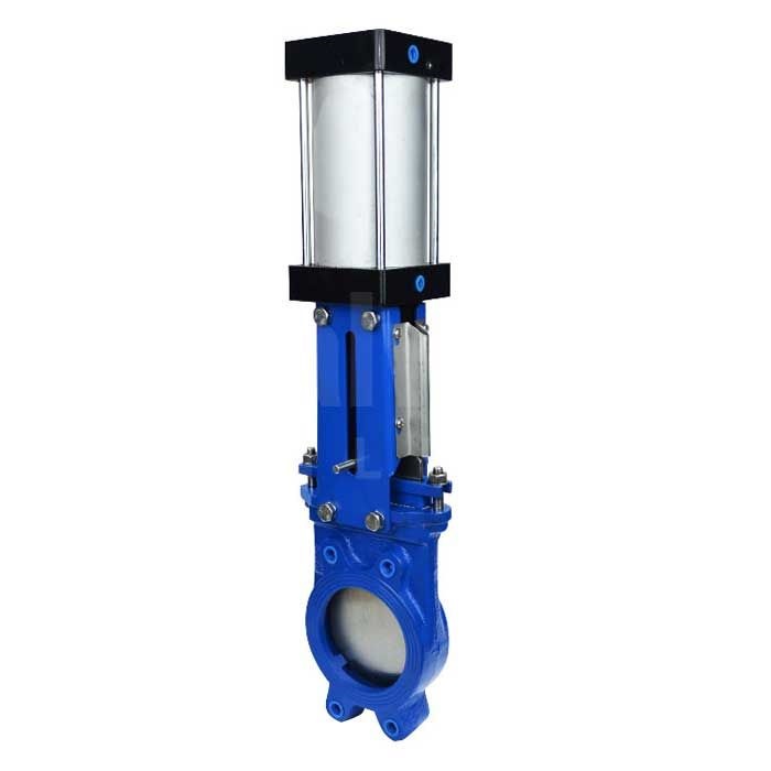 Economy Knife Gate Valve Double Acting Pneumatic Actuator