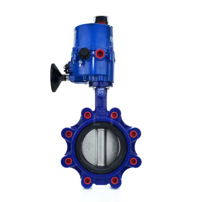 Electric Actuated WRAS Approved Lugged PN16 Butterfly Valve