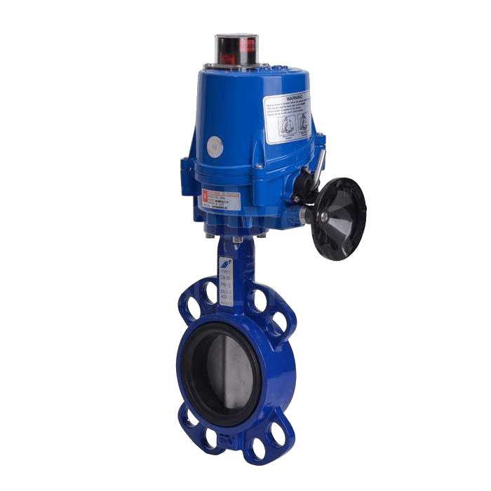 Electric Actuated WRAS Approved Wafer Pattern Butterfly Valve