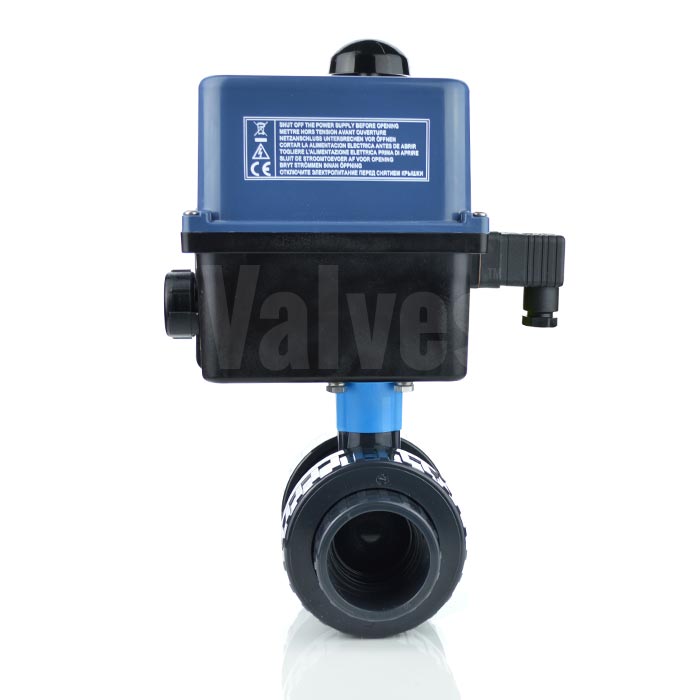 Electric Motorised PVC-U Ball Valve - On/Off & Failsafe