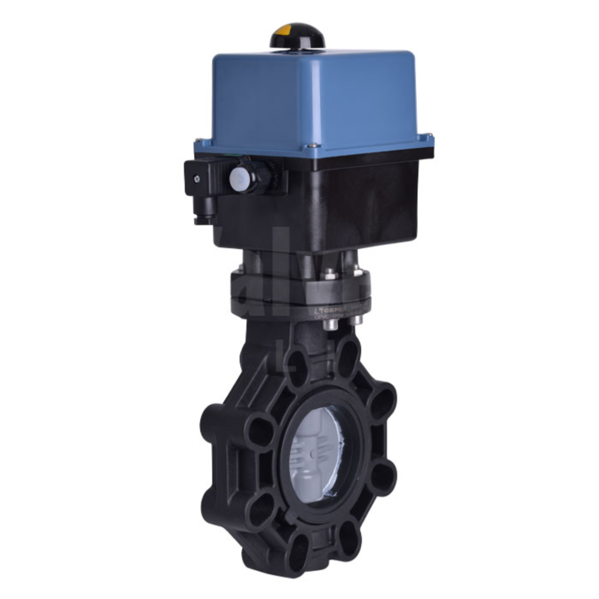 Electric Actuated Extreme Butterly Valve, PVC-C Disc