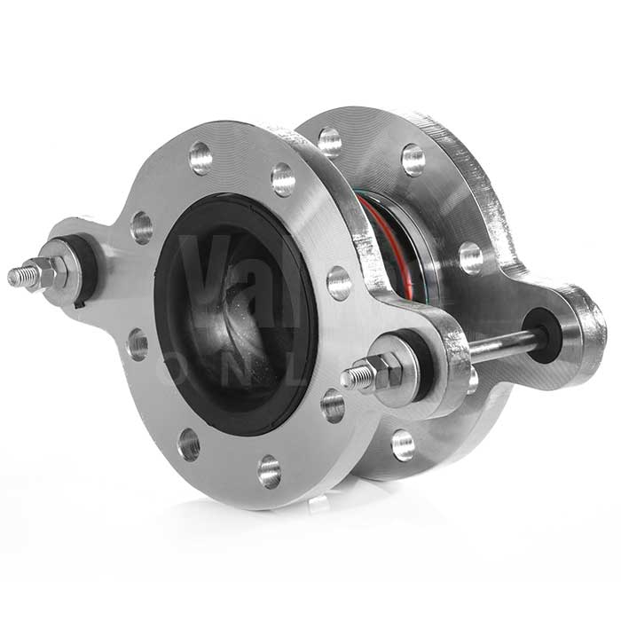 Flanged PN16 Tied Rubber Bellows - High Temperature Water
