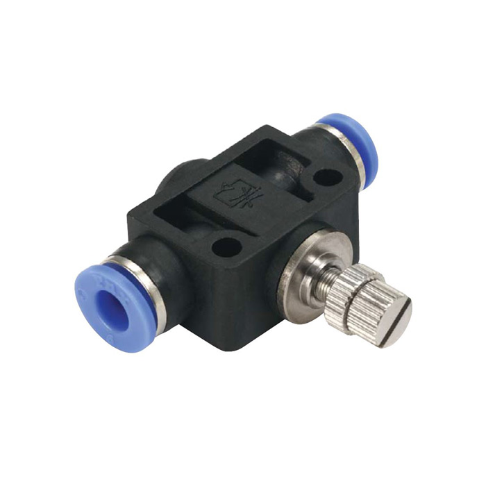 Polymer Flow Control Valve In-line Fitting