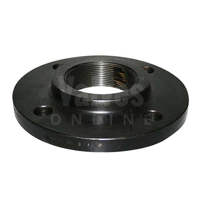 Forged Steel BSPP Flange - PN16 - 16/4 - Black