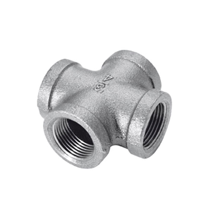 Galvanised Malleable Iron Female Equal Cross