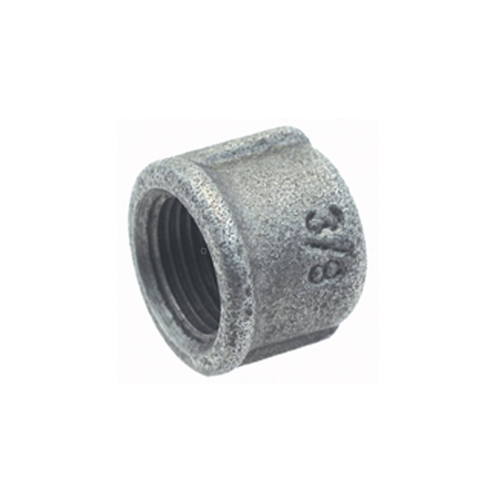 Galvanised Malleable Iron Female Round Head Cap