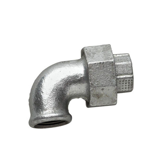 Galvanised Malleable Iron Female Union Elbow