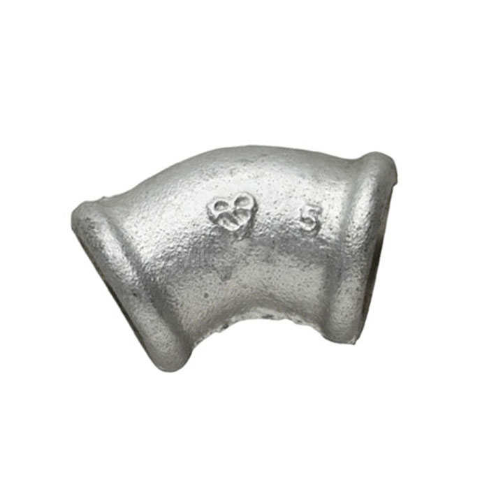 Galvanised Malleable Iron Female 45° Elbow