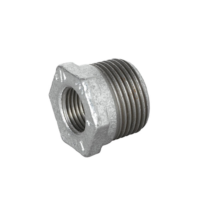 Galvanised Malleable Iron Male / Female Hex Reducing Bush