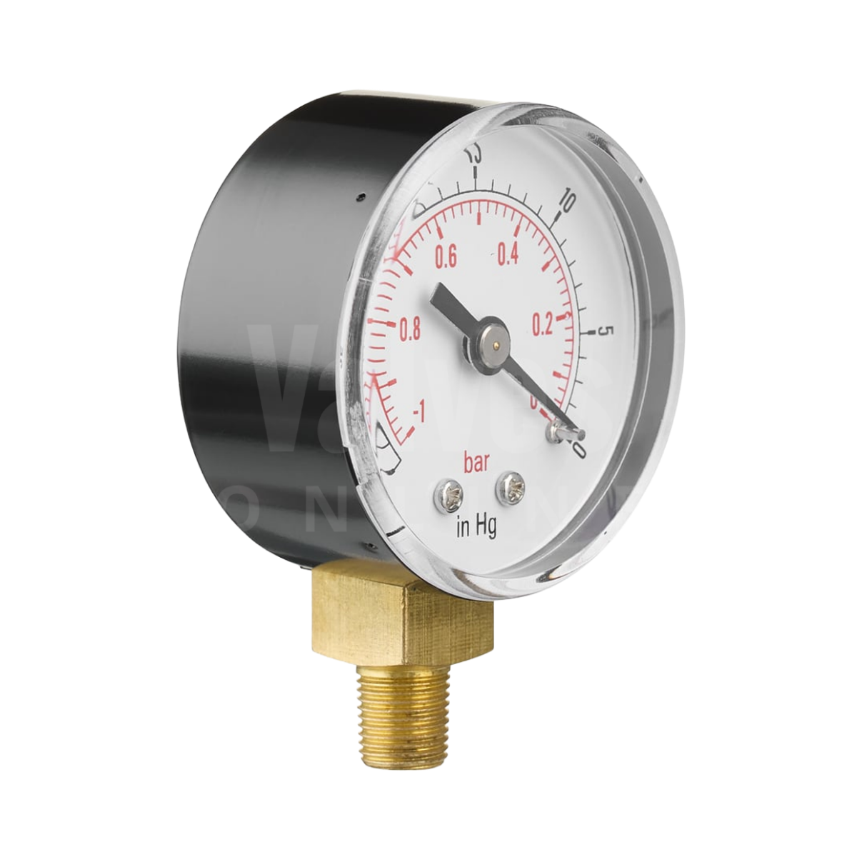 General Purpose Vacuum Gauge -30/0" HG -1/0 Bar