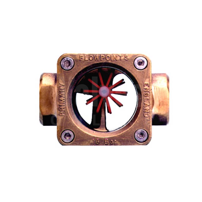 Gunmetal 'Style GR' Twin Rotor Type Flow Indicator
