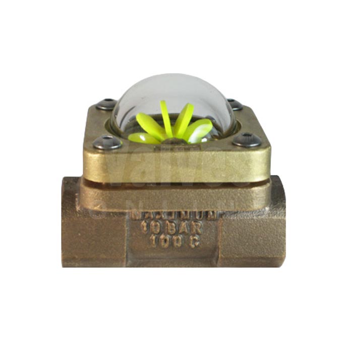 Gunmetal 'Vista Style' Spinner Type Flow Indicator