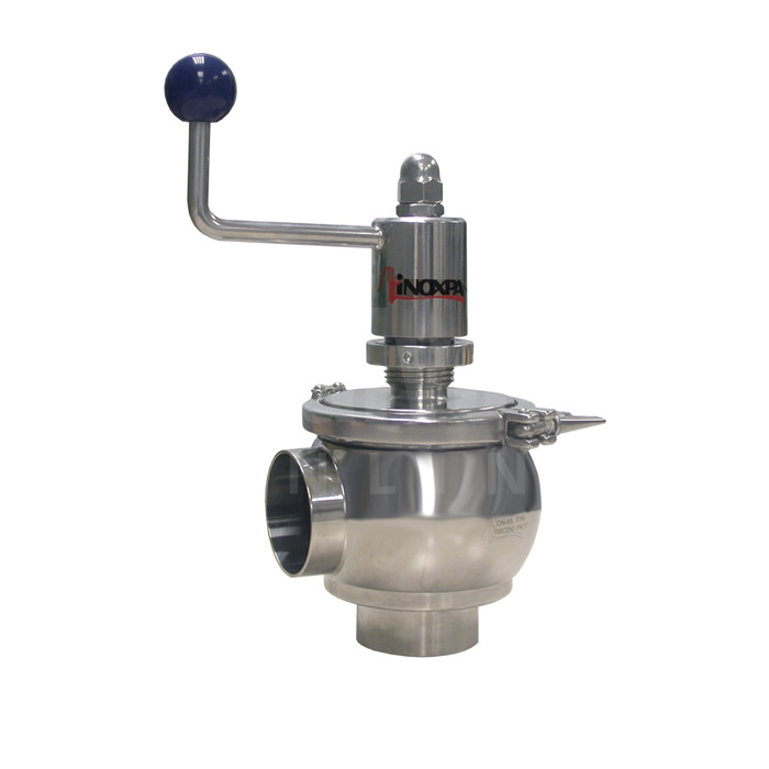 Inoxpa 'NLM' Weld End OD Single Seat Valve with Manual Operator