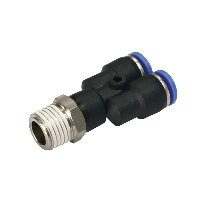 Polymer Male Taper Thread Y Stud Fitting