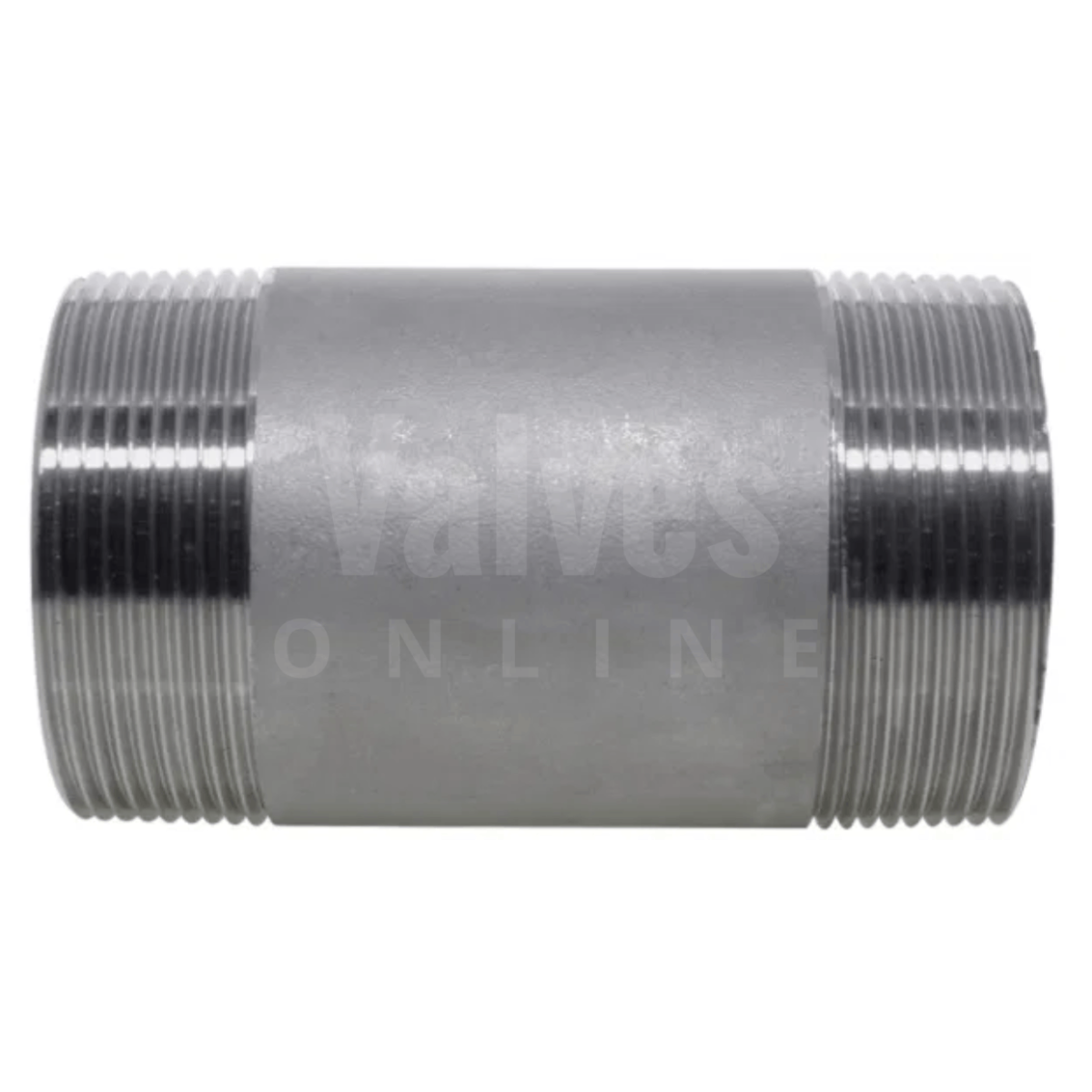 NPT Barrel Nipple Schedule 80S 3000LB 316 Stainless Steel Fitting