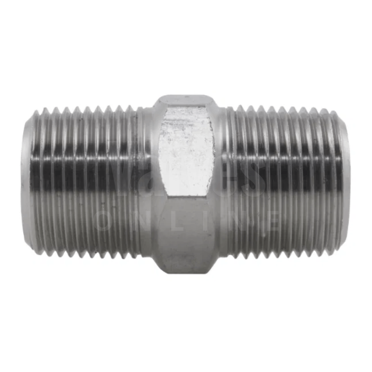 NPT Hexagon Nipple 3000LB 316 Stainless Steel Fitting