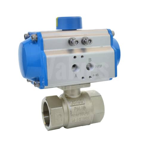 Pneumatic Actuated WRAS Approved Brass Ball Valve