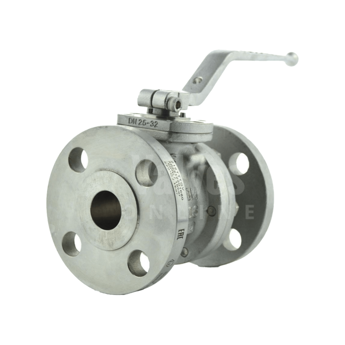 PEKOS Stainless Steel Flanged PN16 Ball Valve for Steam